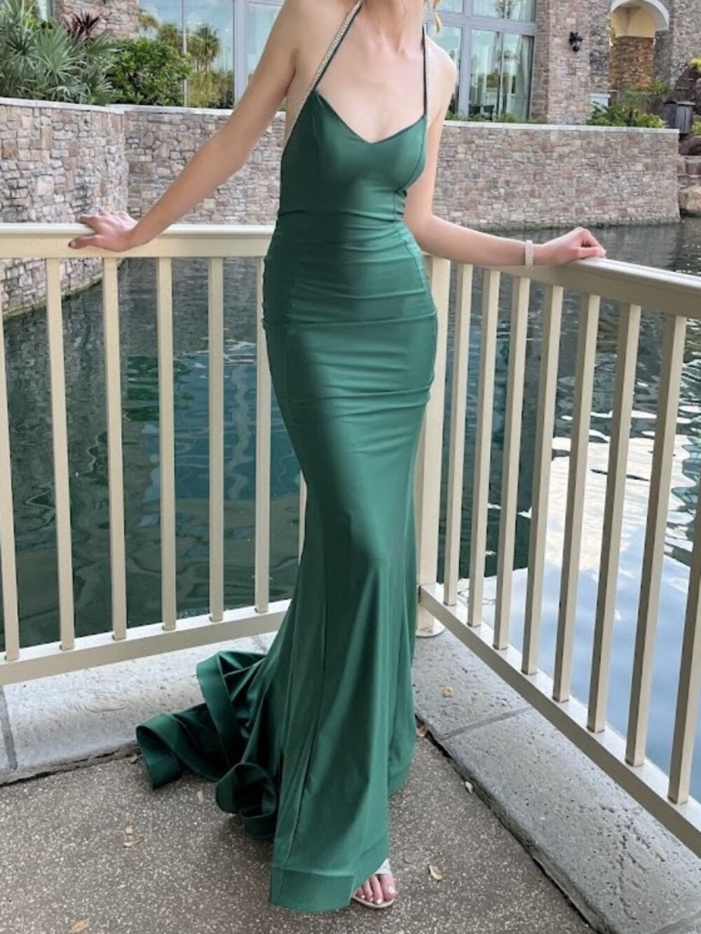 Jessica Angel 774 Green Prom Dress XXS